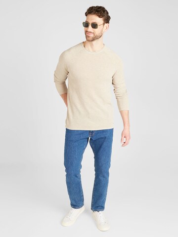 Pullover 'HILL' di JACK & JONES in beige