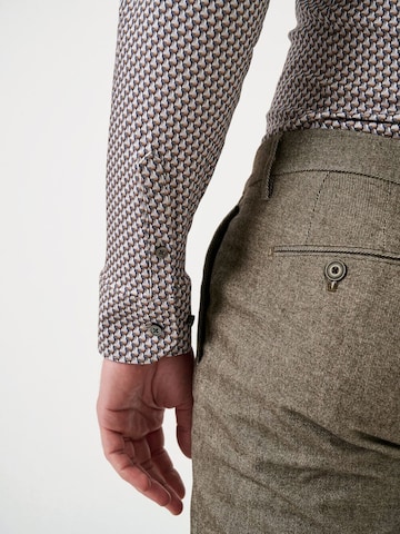 DESOTO Slim fit Overhemd in Grijs