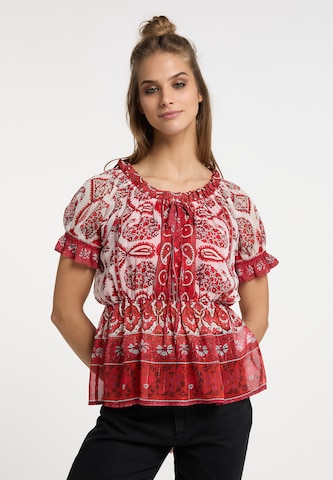 usha FESTIVAL Blouse in Red: front