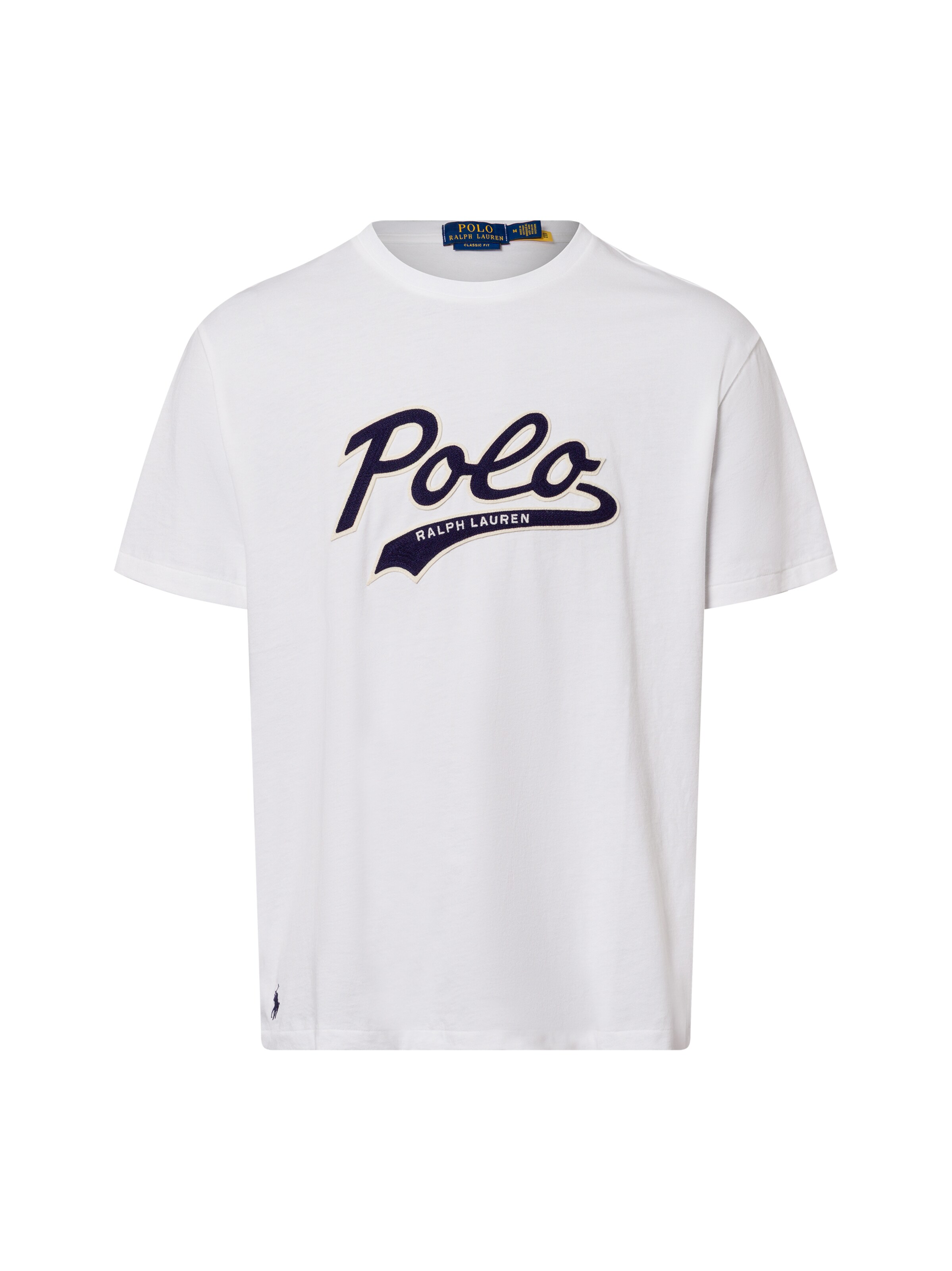 T-Shirt Polo Ralph Lauren en blanc : devant