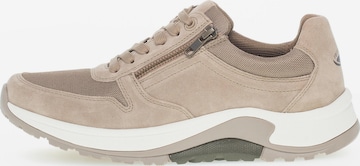 Pius Gabor Platform trainers in Beige: front