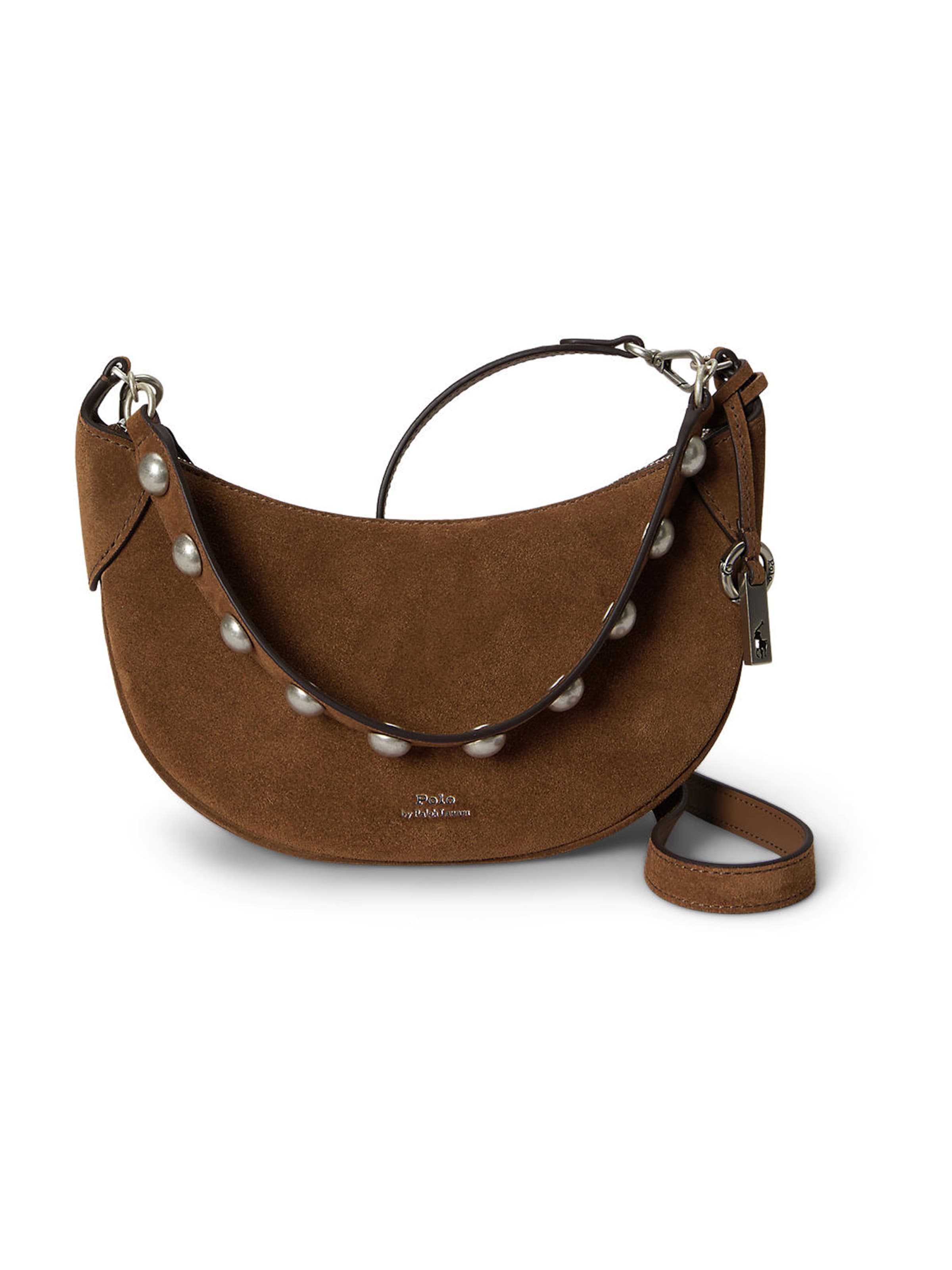 Polo Ralph Lauren Τσάντα ώμου σε καφέ: μπροστά