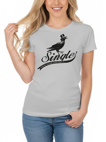 MAKAYA Shirt 'Single...' in Grey