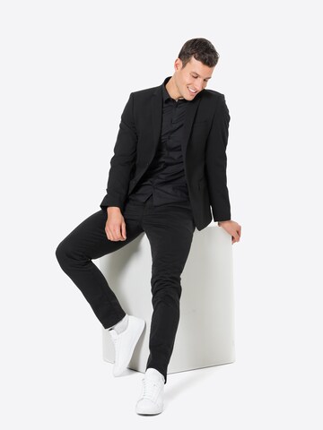 Regular Veste de costume 'Bernd' Casual Friday en noir