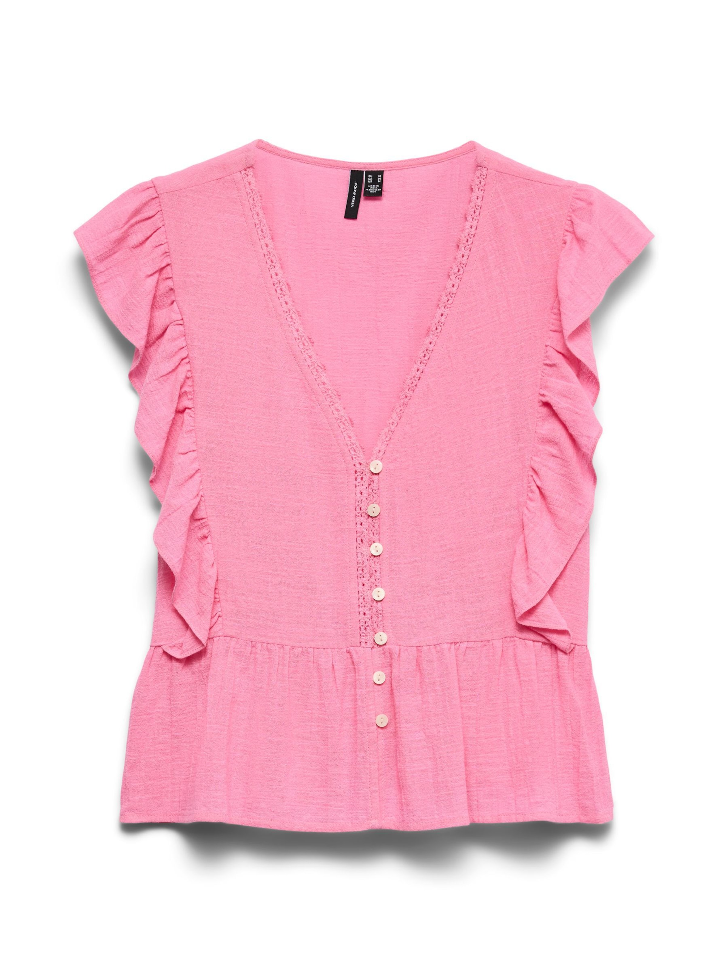 VERO MODA Bluse 'VMVido' i pink: forside
