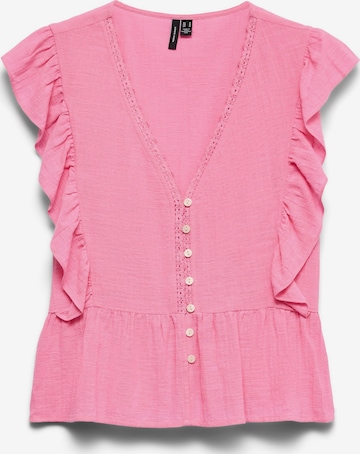 VERO MODA Bluse 'VMVido' i pink: forside