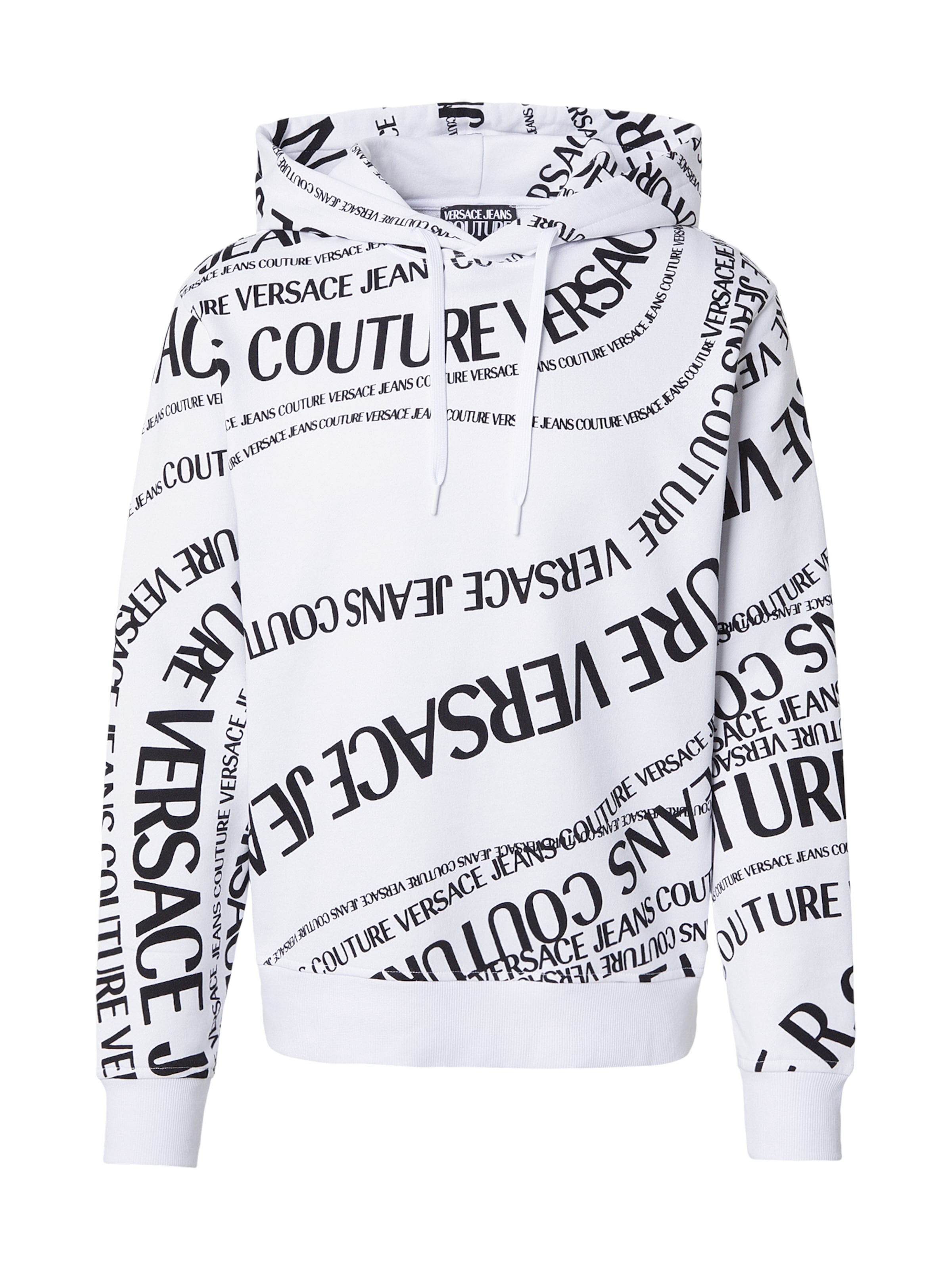 Versace Jeans Couture Bluzka sportowa '80GAI3H0' w kolorze biały: przód