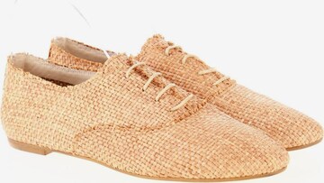 STEFANO GAMBA Schnürschuhe 39 in Beige: predná strana