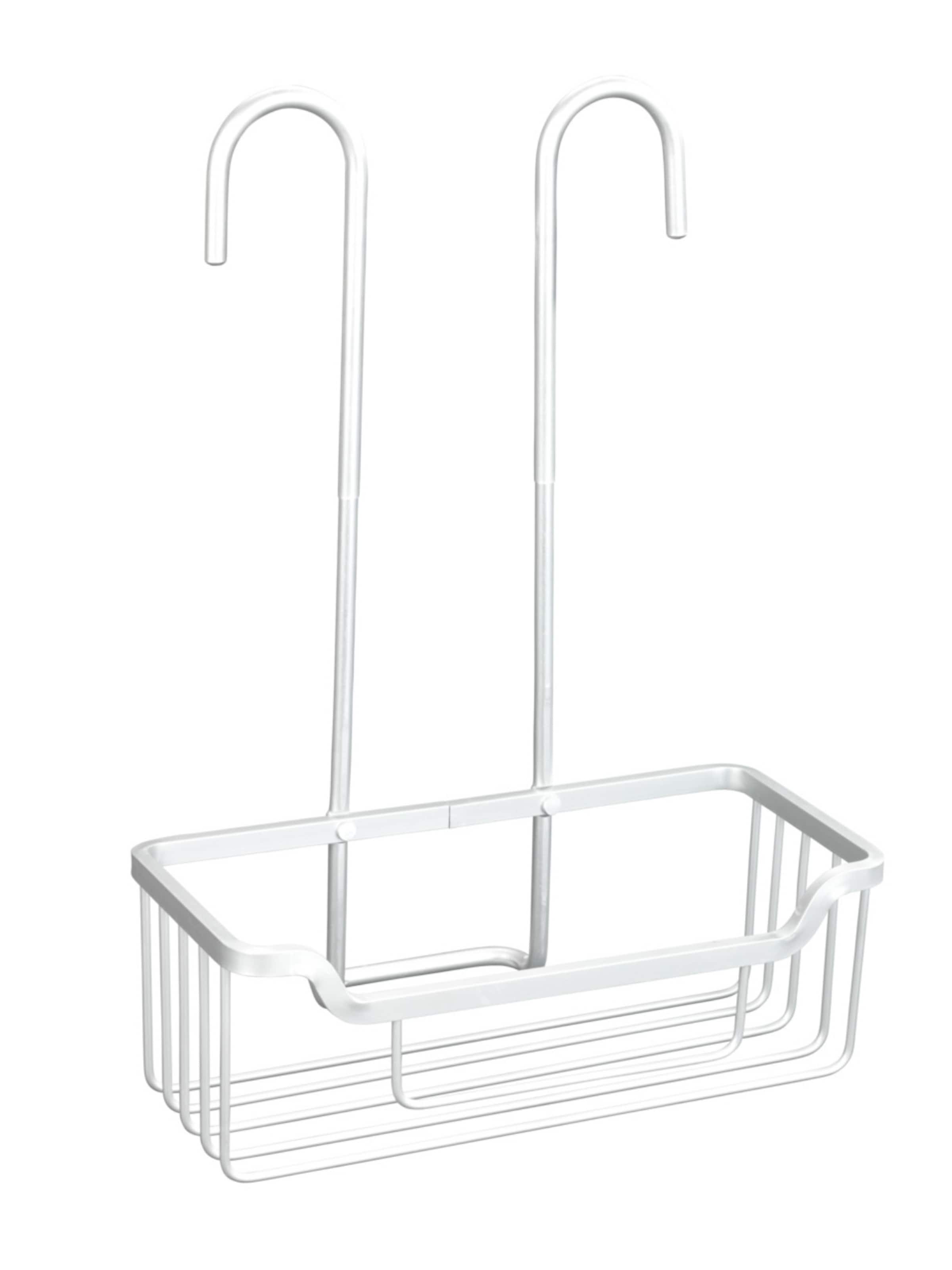 Wenko Duschcaddy 'Milo' in Silber: Vorderseite