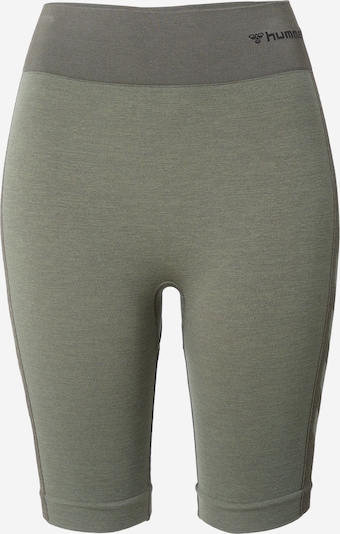 Pantaloni sportivi Hummel di colore cachi / nero, Visualizzazione prodotti