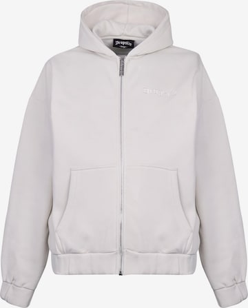 Veste de survêtement Dropsize en blanc : devant