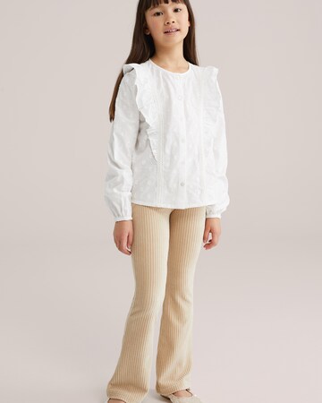 évasé Leggings WE Fashion en beige