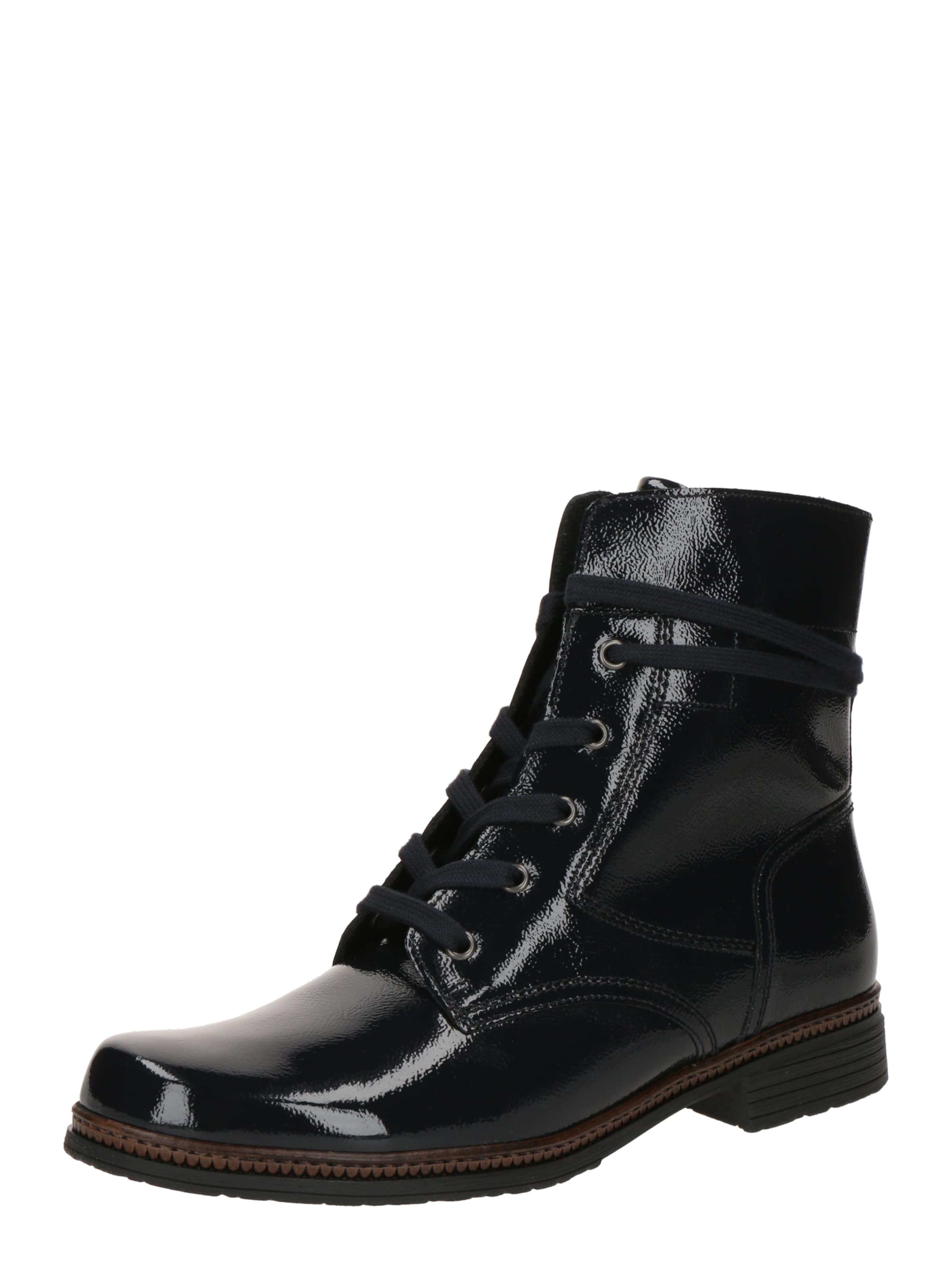 Ghete cu șireturi de la GABOR pe albastru: față