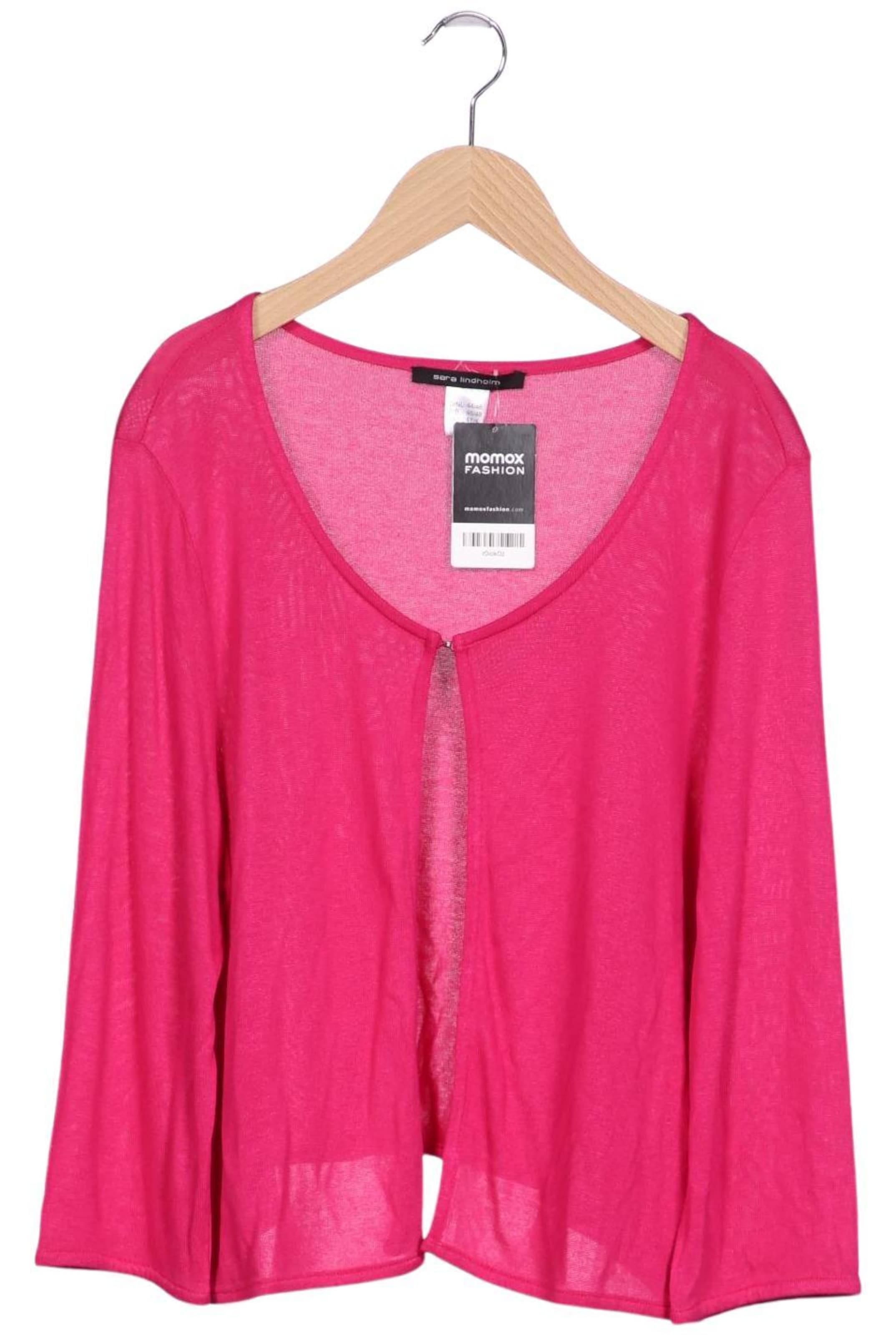 Sara Lindholm Strickjacke XXL in Pink: Vorderseite