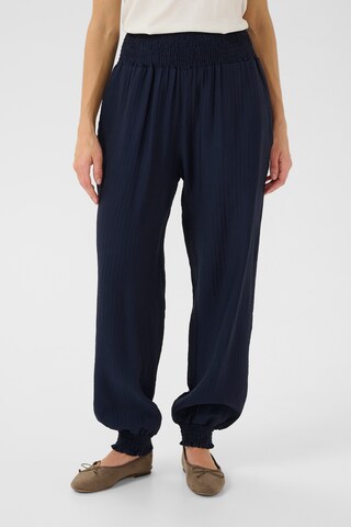 Cream Loosefit Broek 'Lori' in Blauw: voorkant