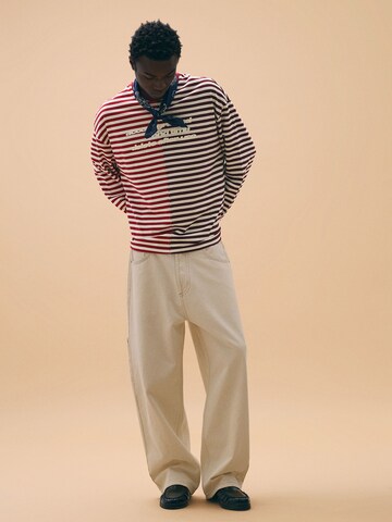 T-Shirt Bershka en rouge