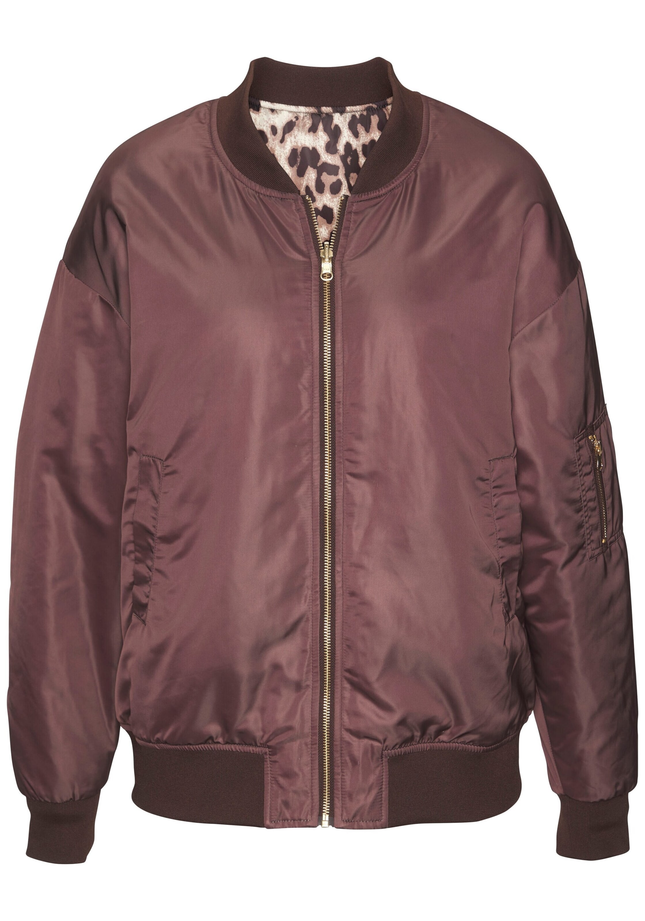 Veste mi-saison BUFFALO en marron : devant