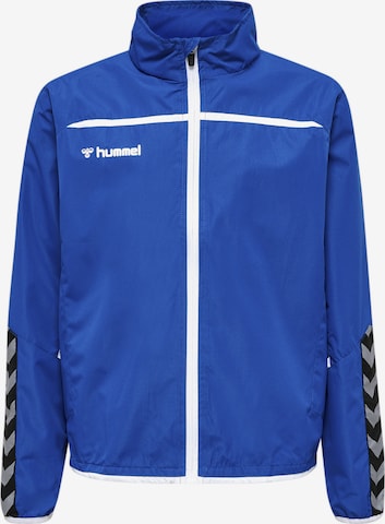 Veste de sport Hummel en bleu : devant