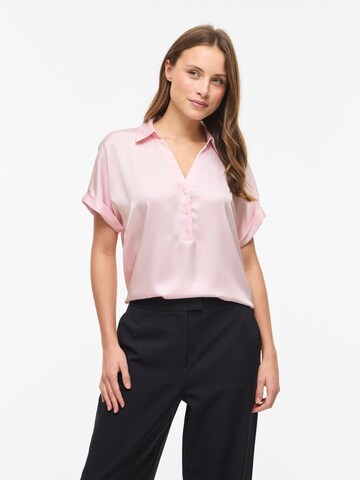 VILA Bluse 'VIEnna Ravenna' in Pink: Vorderseite