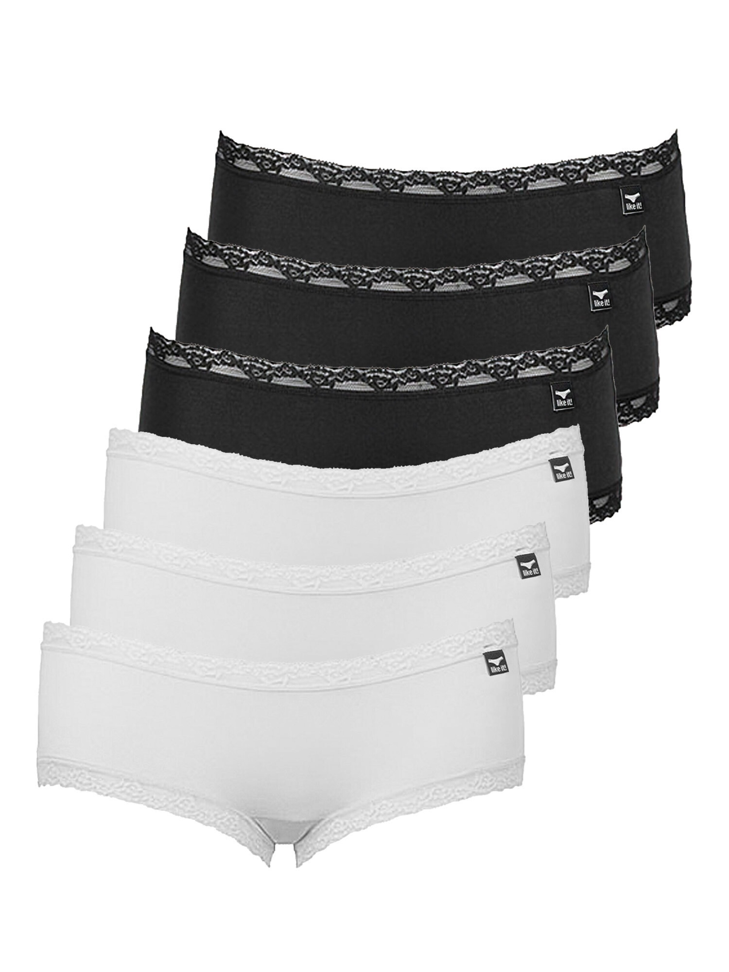 like it! Panty 'Olivia' in Weiß: Vorderseite