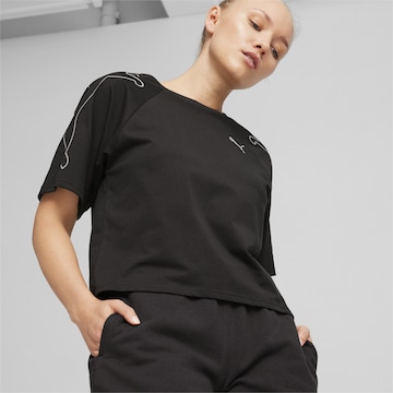 PUMA - Camiseta funcional 'Motion' en negro: frente