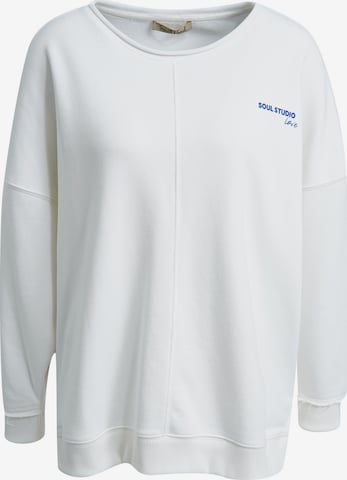 Smith&Soul Sweatshirt in White: front