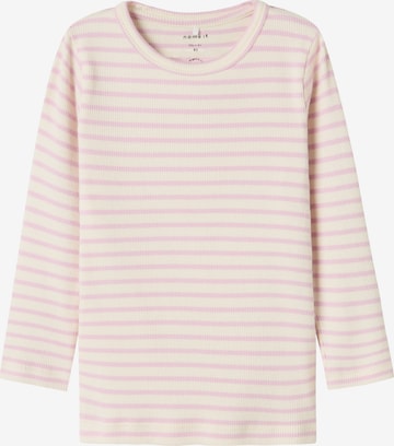 NAME IT Shirt 'NMNBani' in Lila: Vorderseite