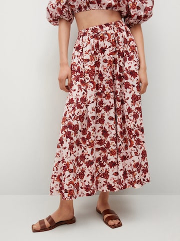 MANGO Skirt 'Coqet' in Red: front