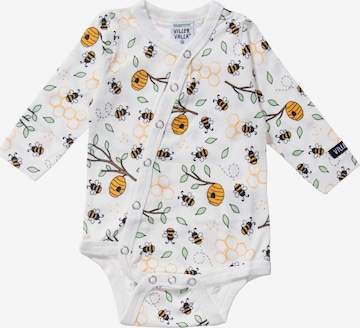 Villervalla Romper/Bodysuit in White: front