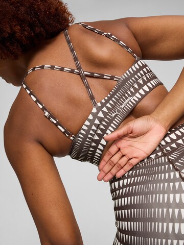Bustino Reggiseno sportivo 'LEMLEM' di PUMA in marrone