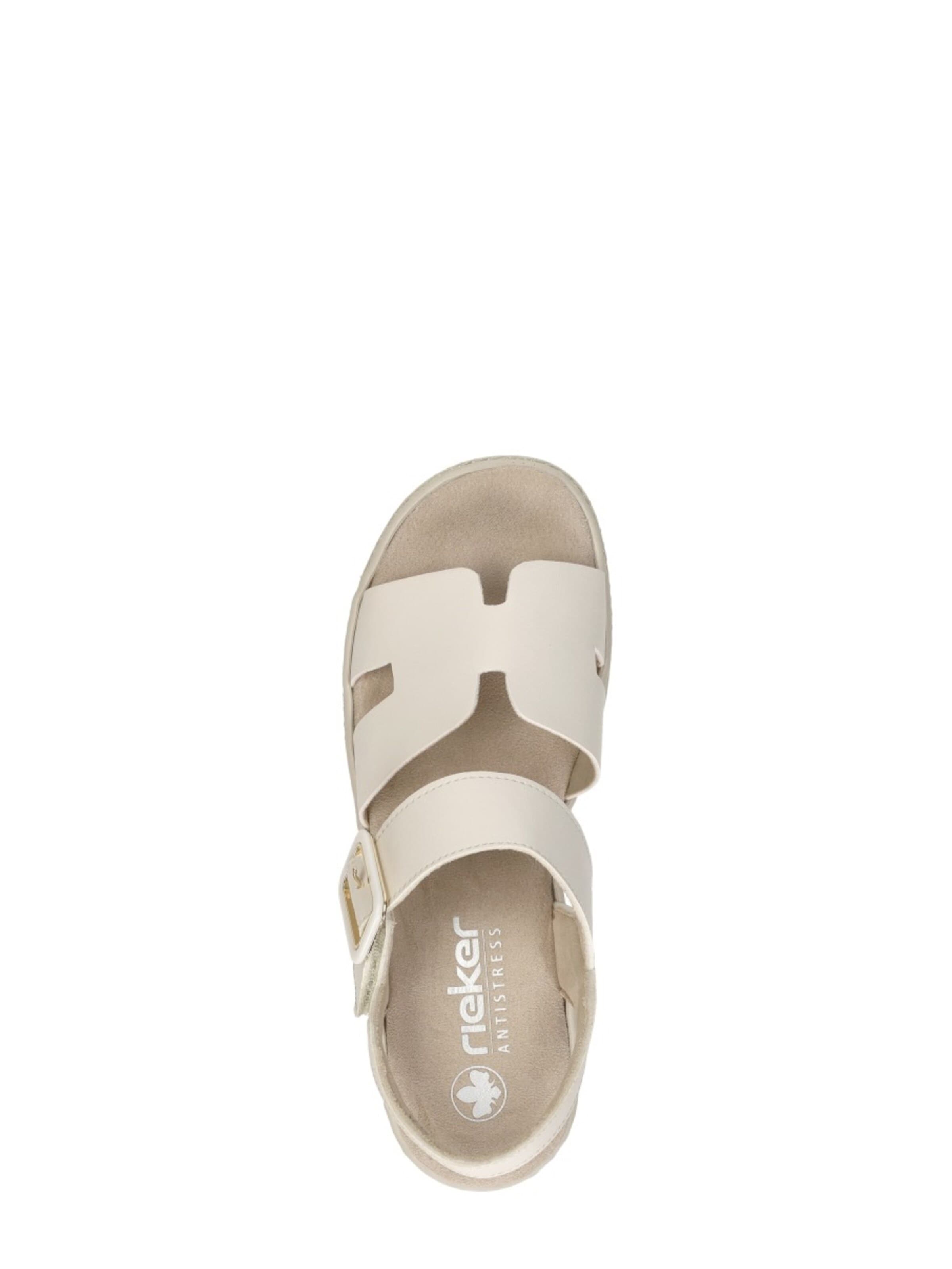 Rieker Sandal 'Sandalen Plat' in Grey
