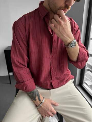 Kleidermafia Regular Fit Hemd‌‌‌‌‌‌ in Rot