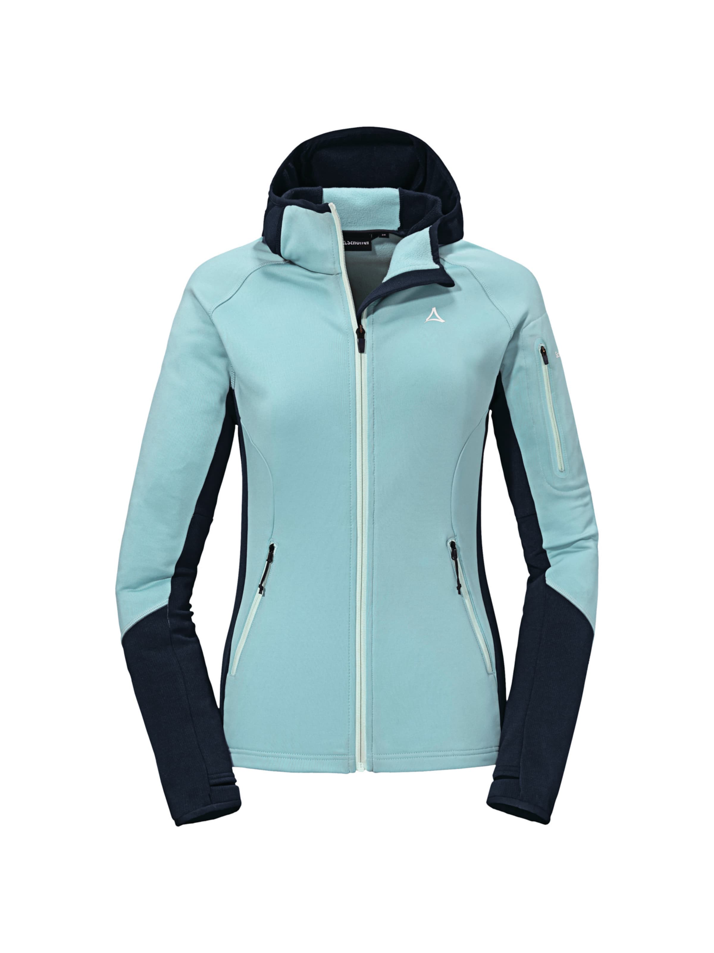 Veste en polaire fonctionnelle 'Lodron' Schöffel en bleu : devant