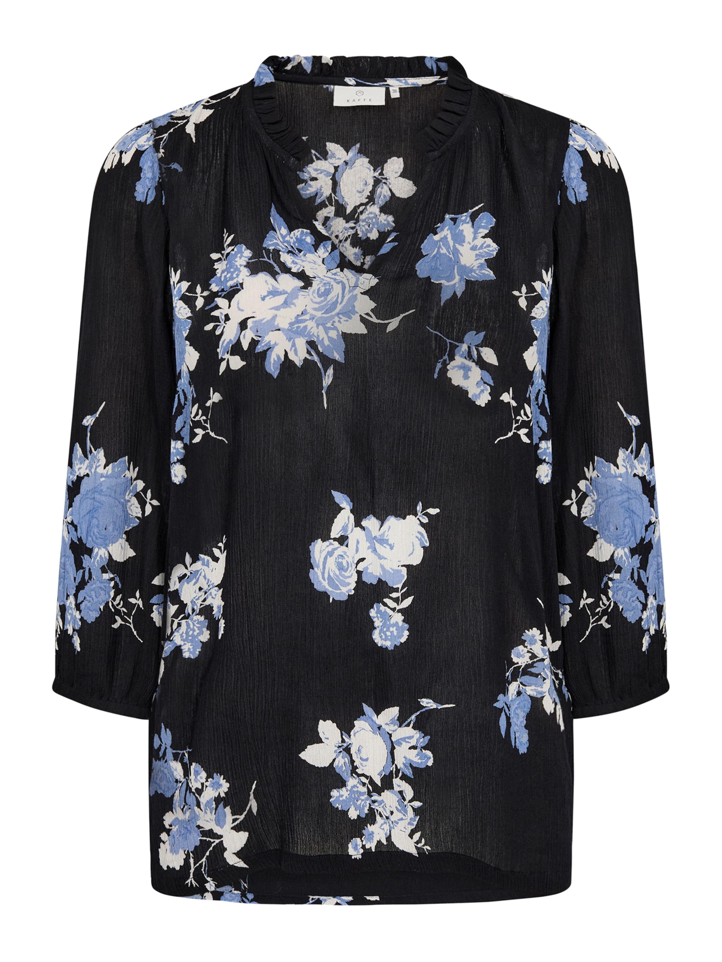 Chemisier 'KAedita Amber' Kaffe en noir : devant