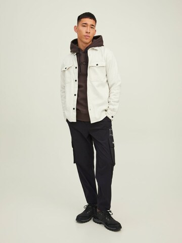 JACK & JONES Tapered Cargobroek 'Bill Cullen' in Zwart