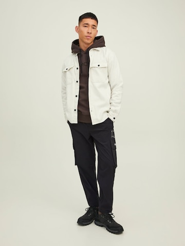 JACK & JONES Tapered Cargo Pants 'Bill Cullen' in Black