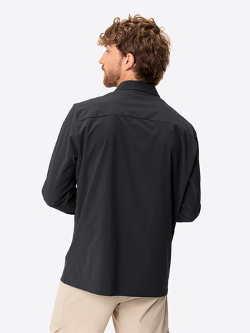 VAUDE Regular fit Functioneel overhemd 'Farley' in Zwart