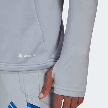 ADIDAS PERFORMANCE Athletic Sweatshirt 'Olympique Lyon Tiro 21' in Grey