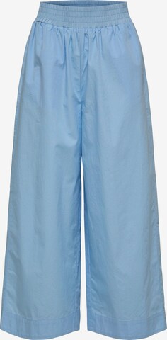 Wide Leg Pantalon SELECTED FEMME en bleu : devant