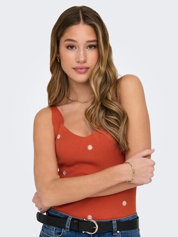 Top in maglia 'NANNA' di JDY in arancione