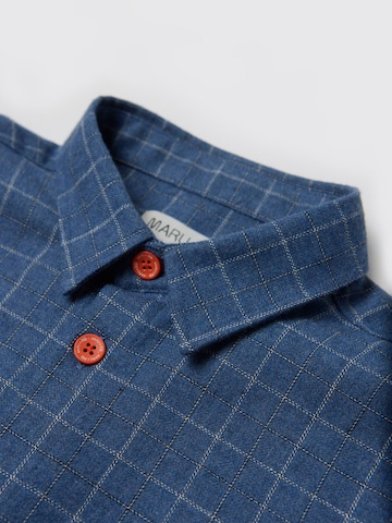 Maru + Bo Shirts 'CHECKED SHIRT WITH POCKETS' i blå