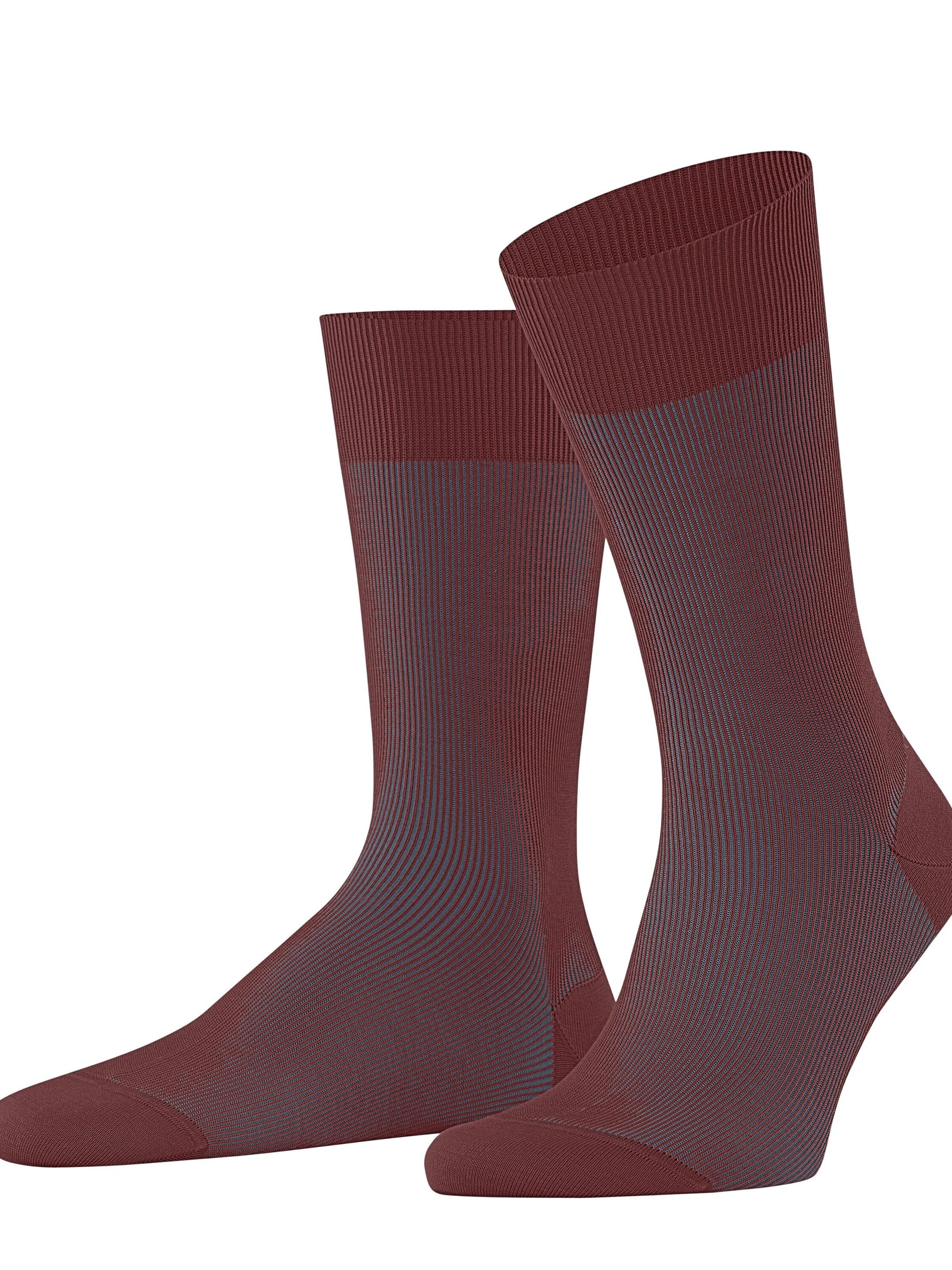 FALKE Socks 'Fine Shadow' in Red: front