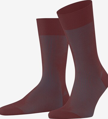 FALKE Socks 'Fine Shadow' in Red: front