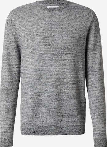 JACK & JONES Свитер 'JJOTTO' в Серый: спереди