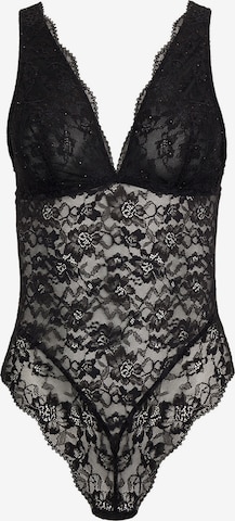 Body ' Lauren Lace Sequins ' Lauren Ralph Lauren en noir : devant