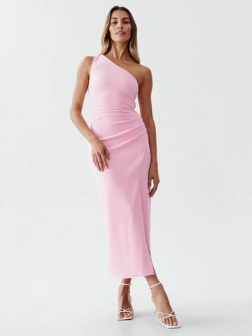 Robe de cocktail 'HAZLE' Calli en rose : devant