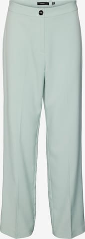 VERO MODA Pleated Pants 'Rita' in Green: front