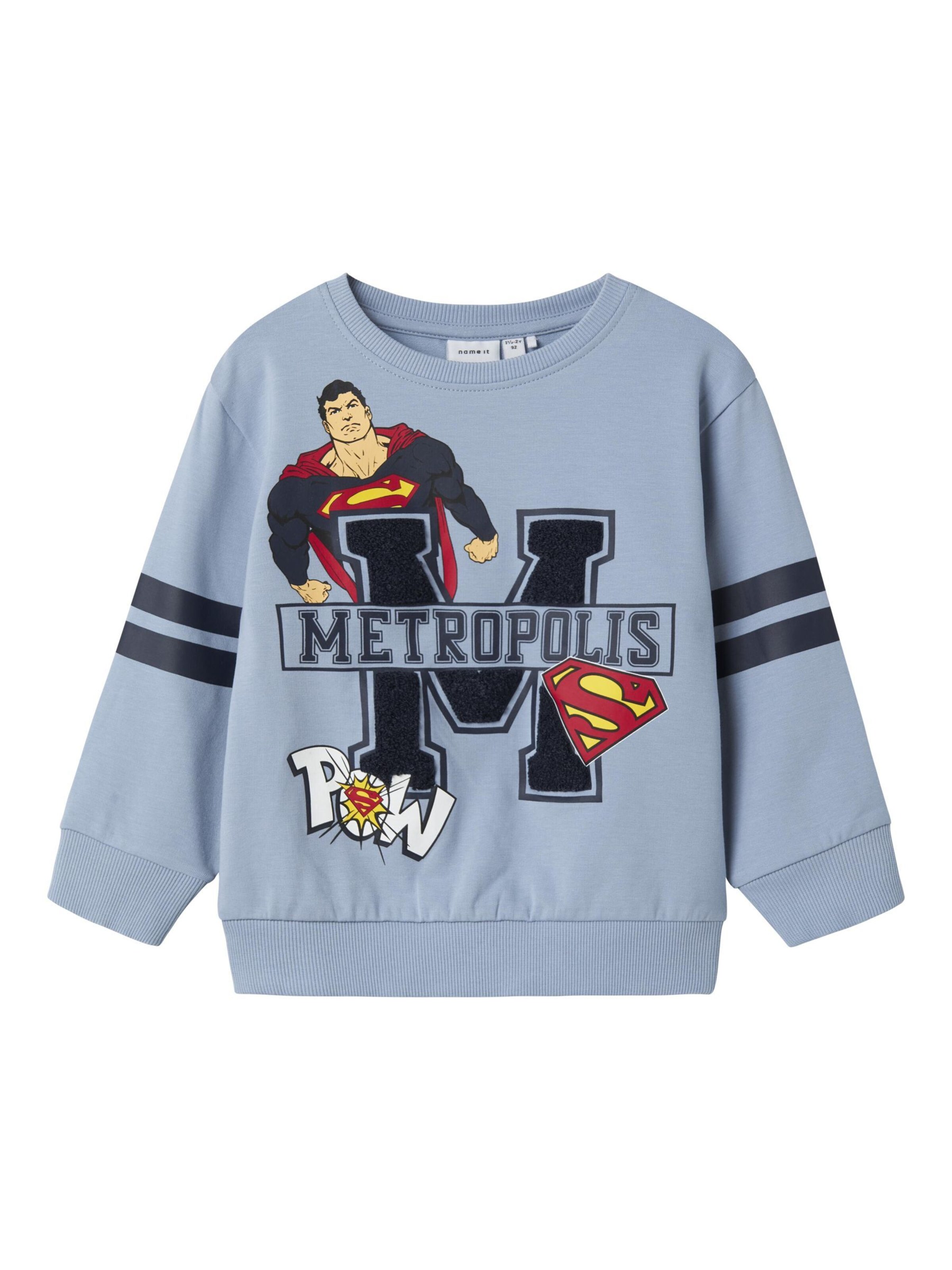 NAME IT Sweatshirt i blå: forside