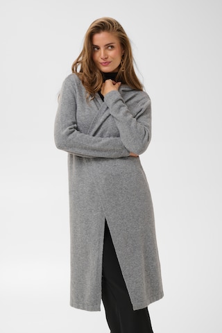 Cardigan 'Erami' Love Copenhagen en gris : devant