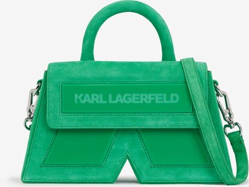 Borsa a tracolla di Karl Lagerfeld in verde: frontale